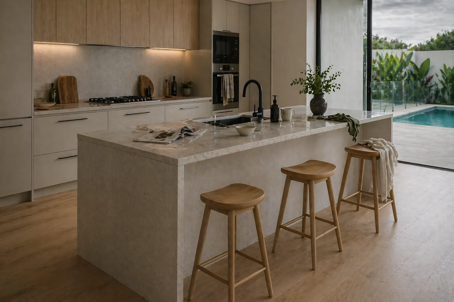 Before: kitchen before professional photography