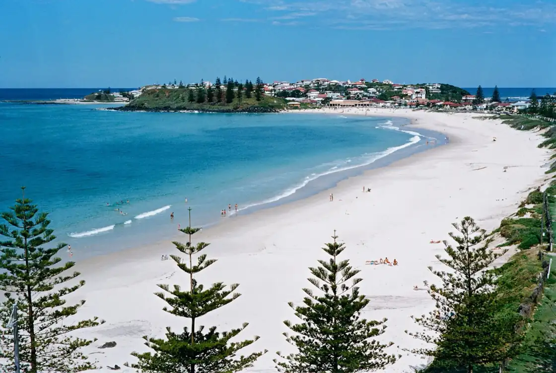 Aerial view of Coolangatta, Gold Coast