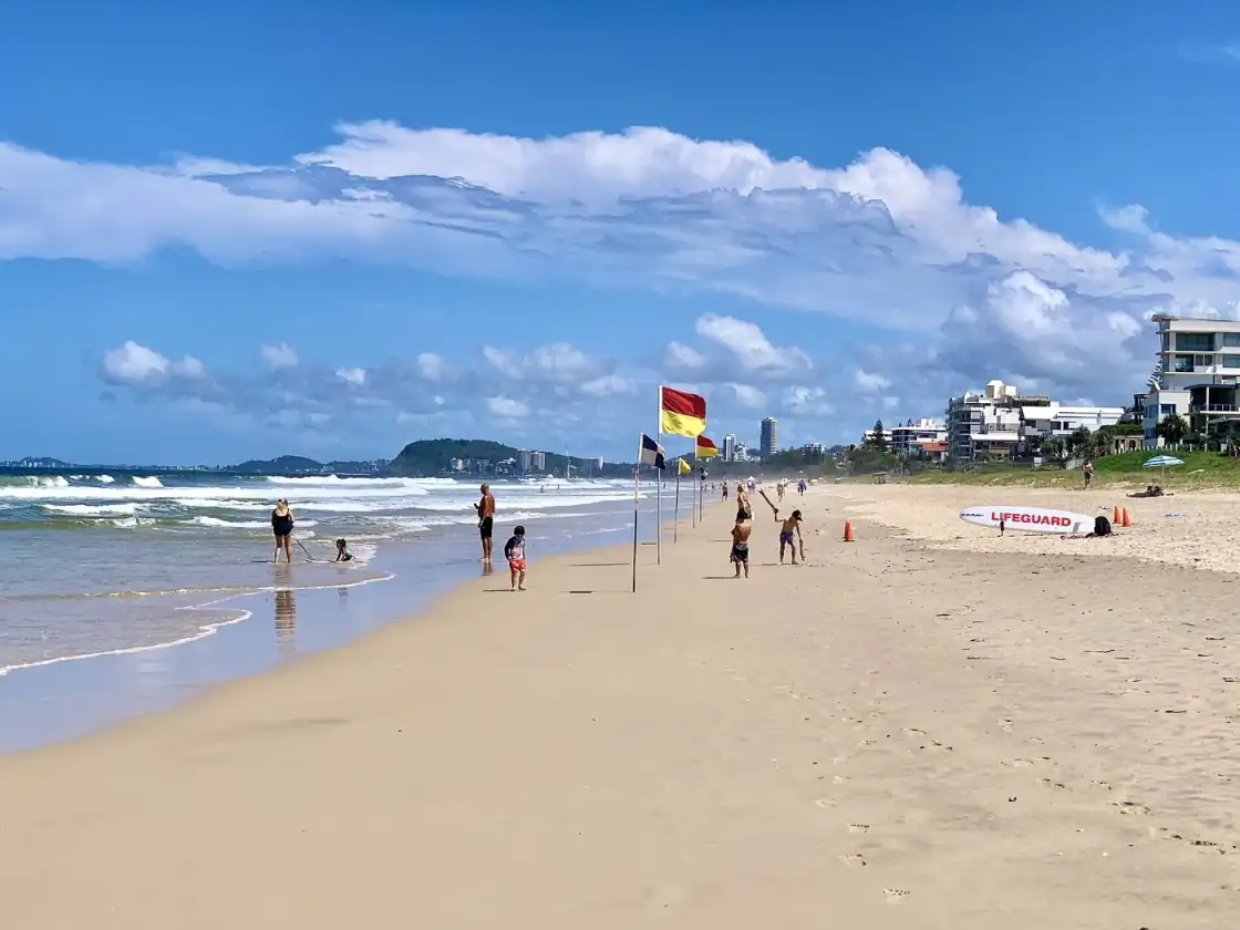 Aerial view of Mermaid Beach, Gold Coast